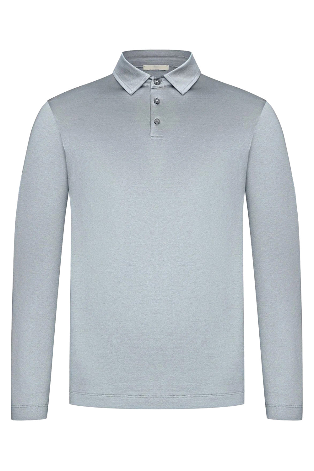 Men's Mercerized Cotton Polo Shirt - Mist Grey