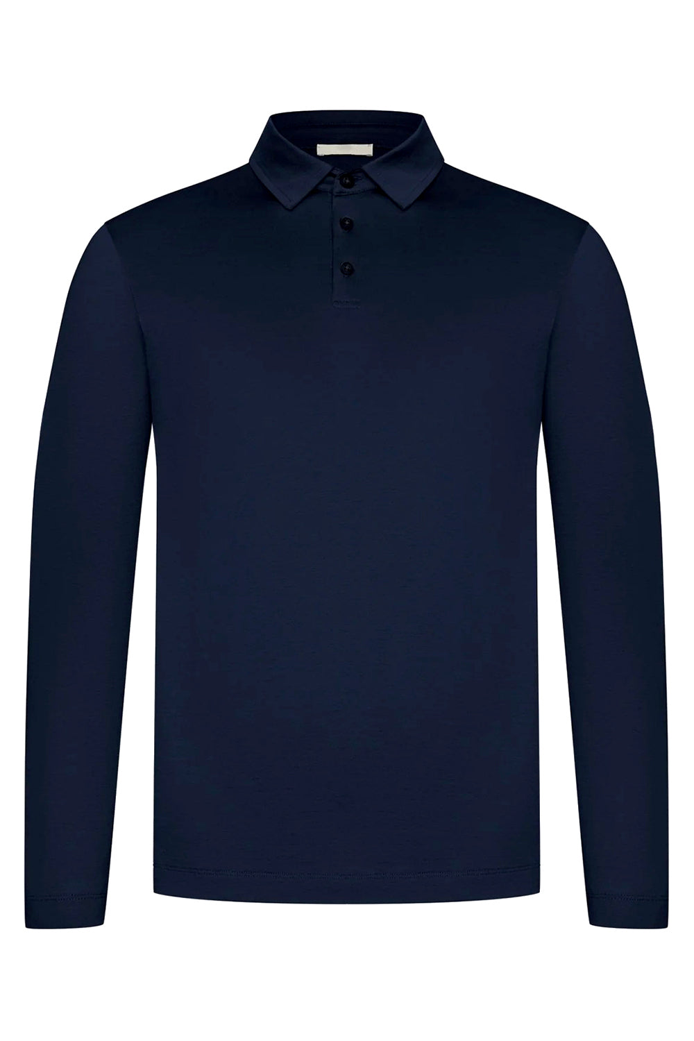 Men's Mercerized Cotton Polo Shirt - Midnight Blue