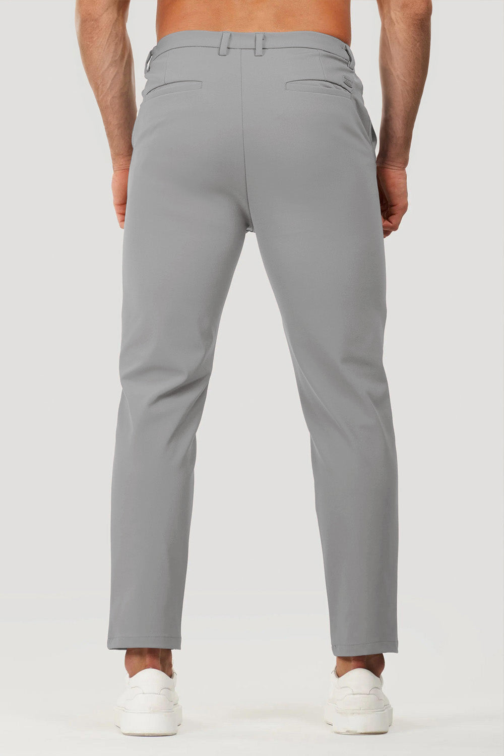 Mens Slim Fit Dress Pant - Grey
