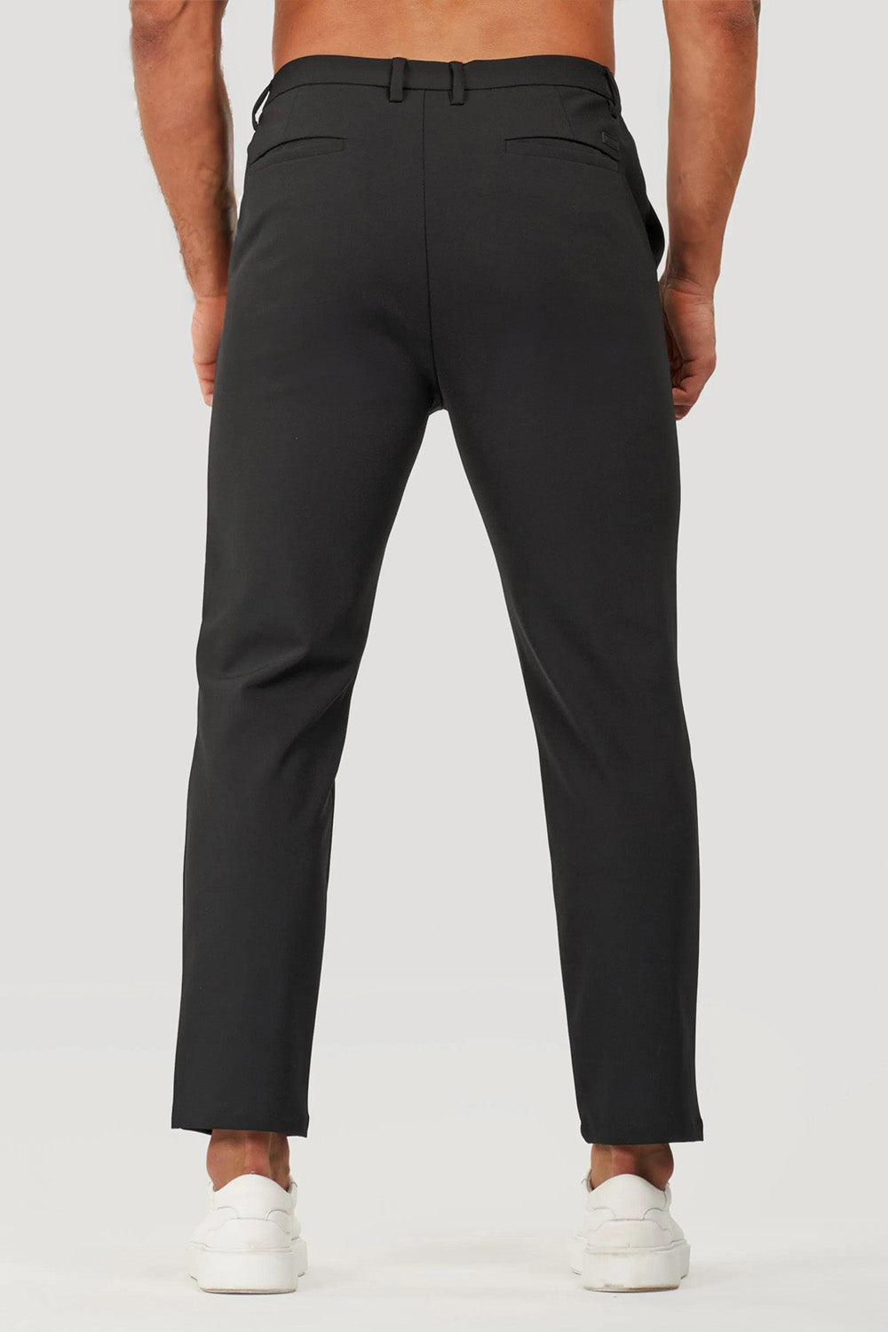 Mens Slim Fit Dress Pant - Black