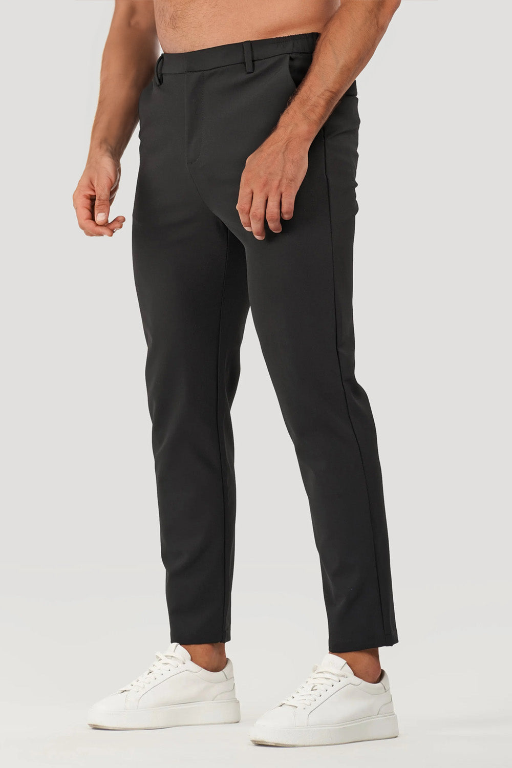 Mens Slim Fit Dress Pant - Black