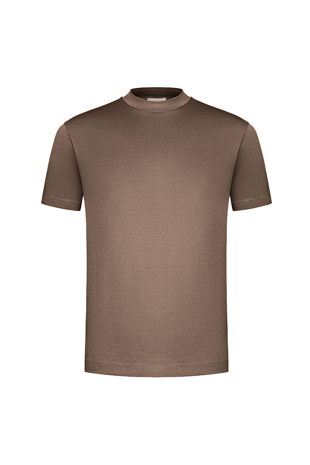 Men's Mercerized Cotton T-Shirt - Mid Taupe