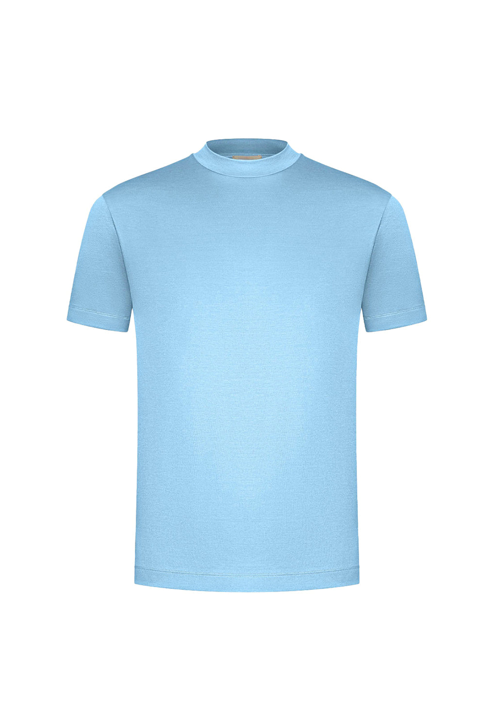 Men's Mercerized Cotton T-Shirt - Sky Blue