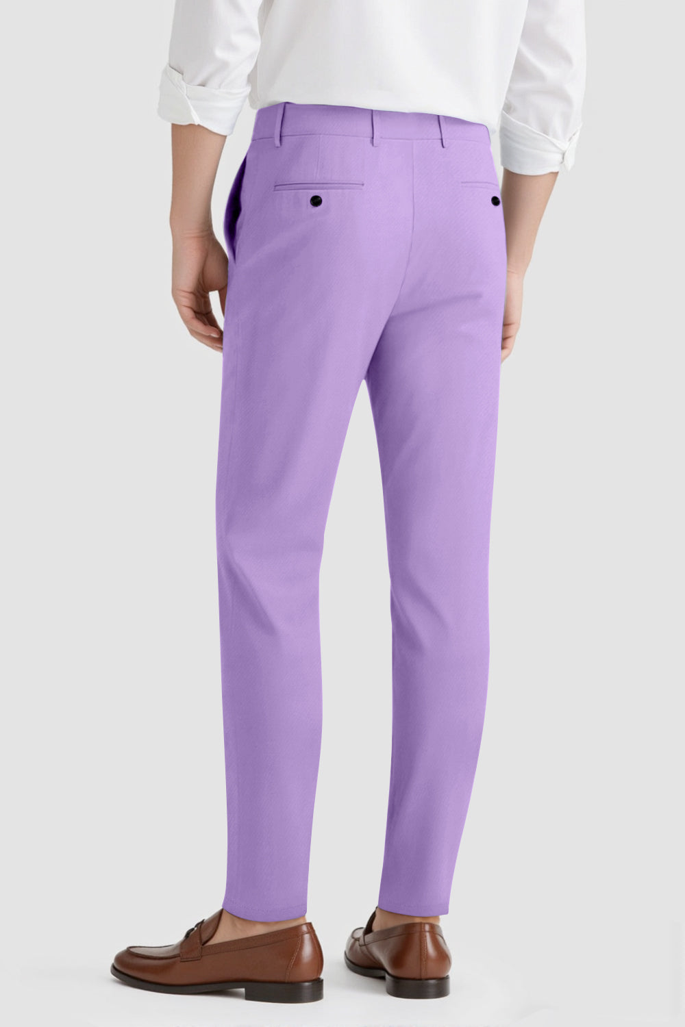 Mens Classic Fit Dress Pant - Purple