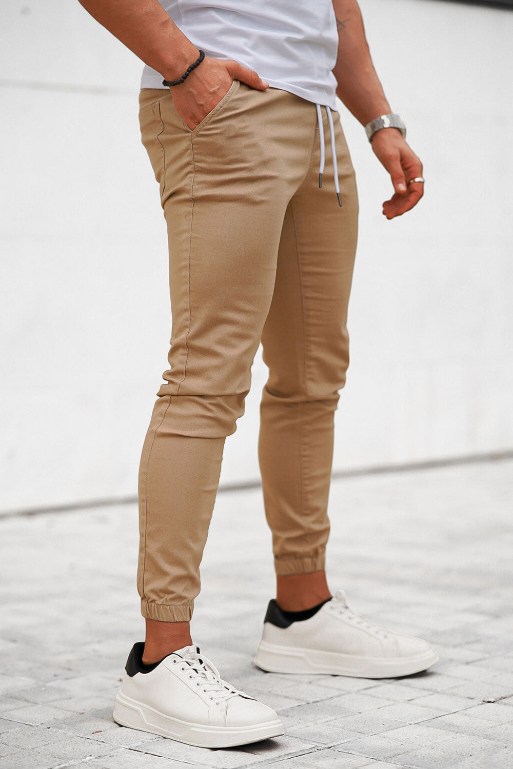 Mens Lightweight Casual Pant - Brown