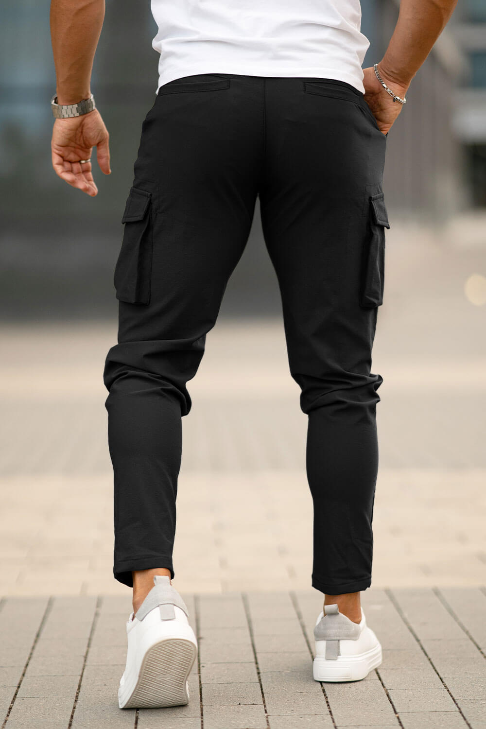 Men Casual Cargo Pant - Khaki