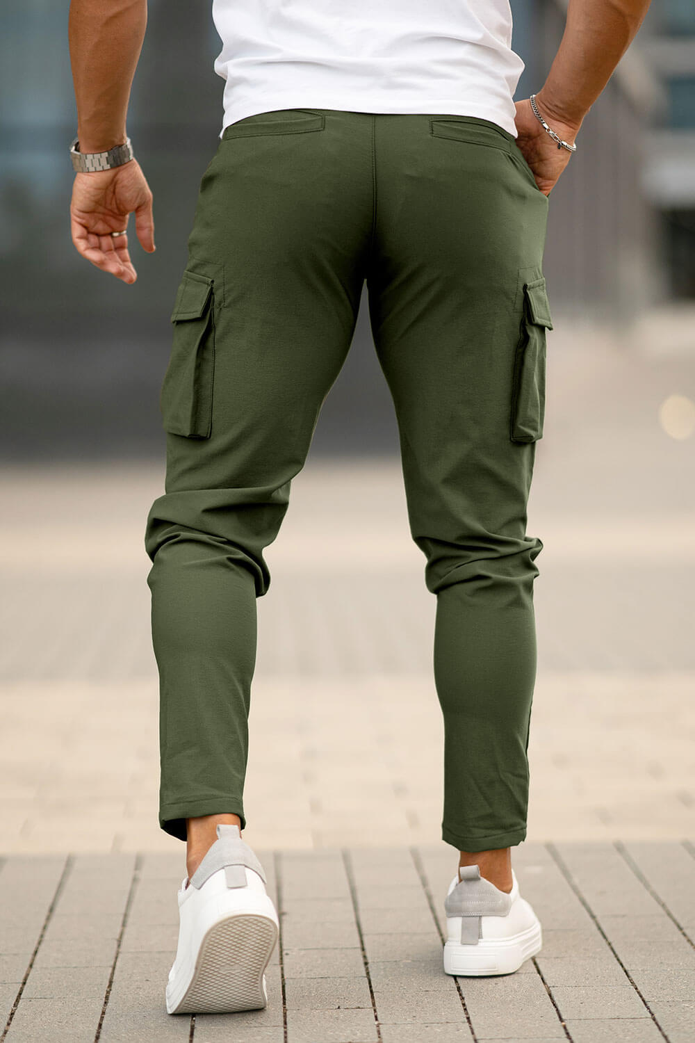 Men Casual Cargo Pant - Khaki