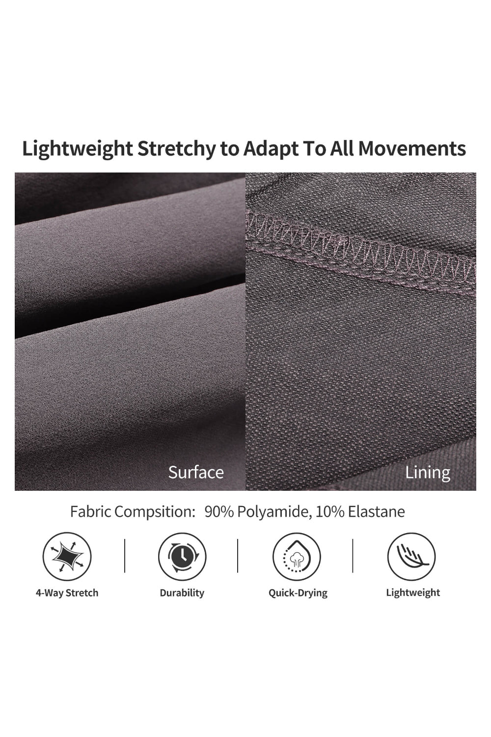 Mens  Casual Pant - Dark Grey