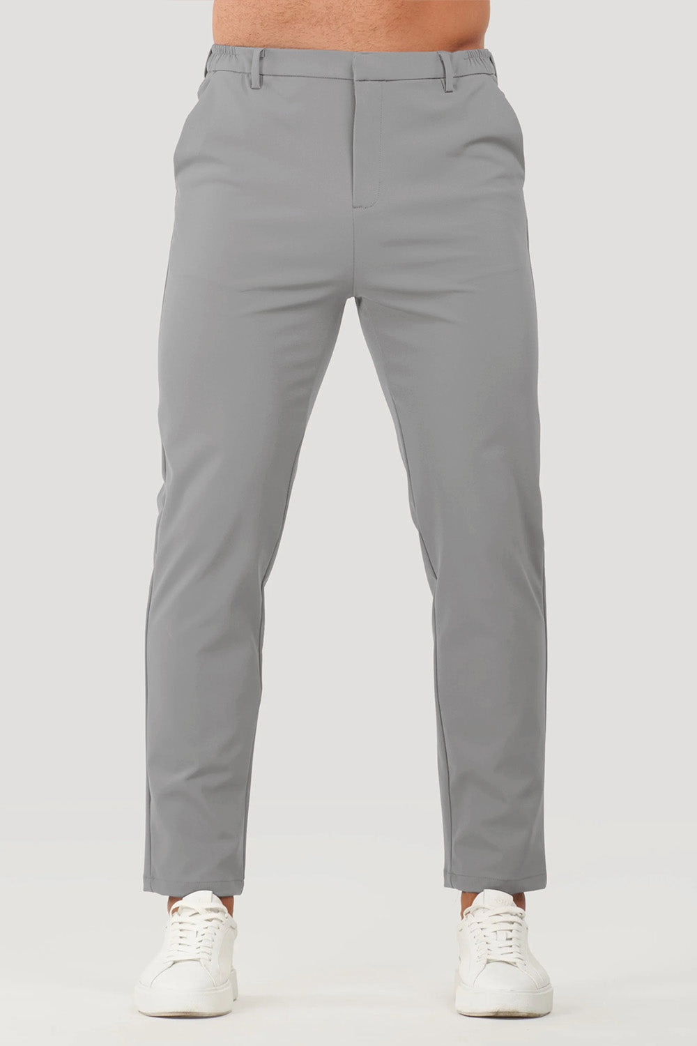 Mens Slim Fit Dress Pant - Grey