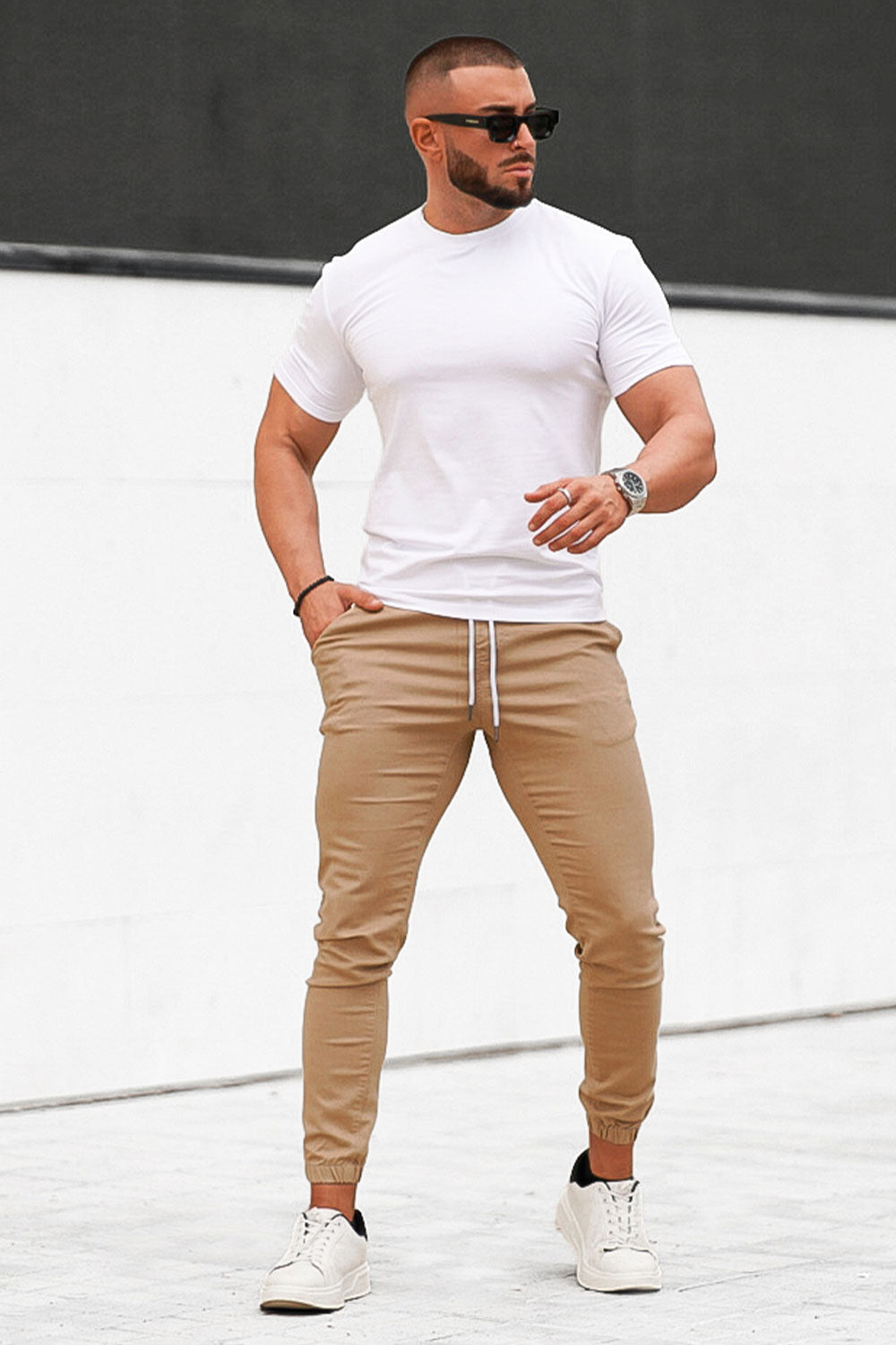 Mens Lightweight Casual Pant - Brown