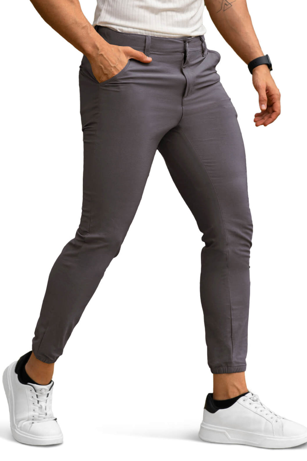 Mens  Casual Pant - Dark Grey
