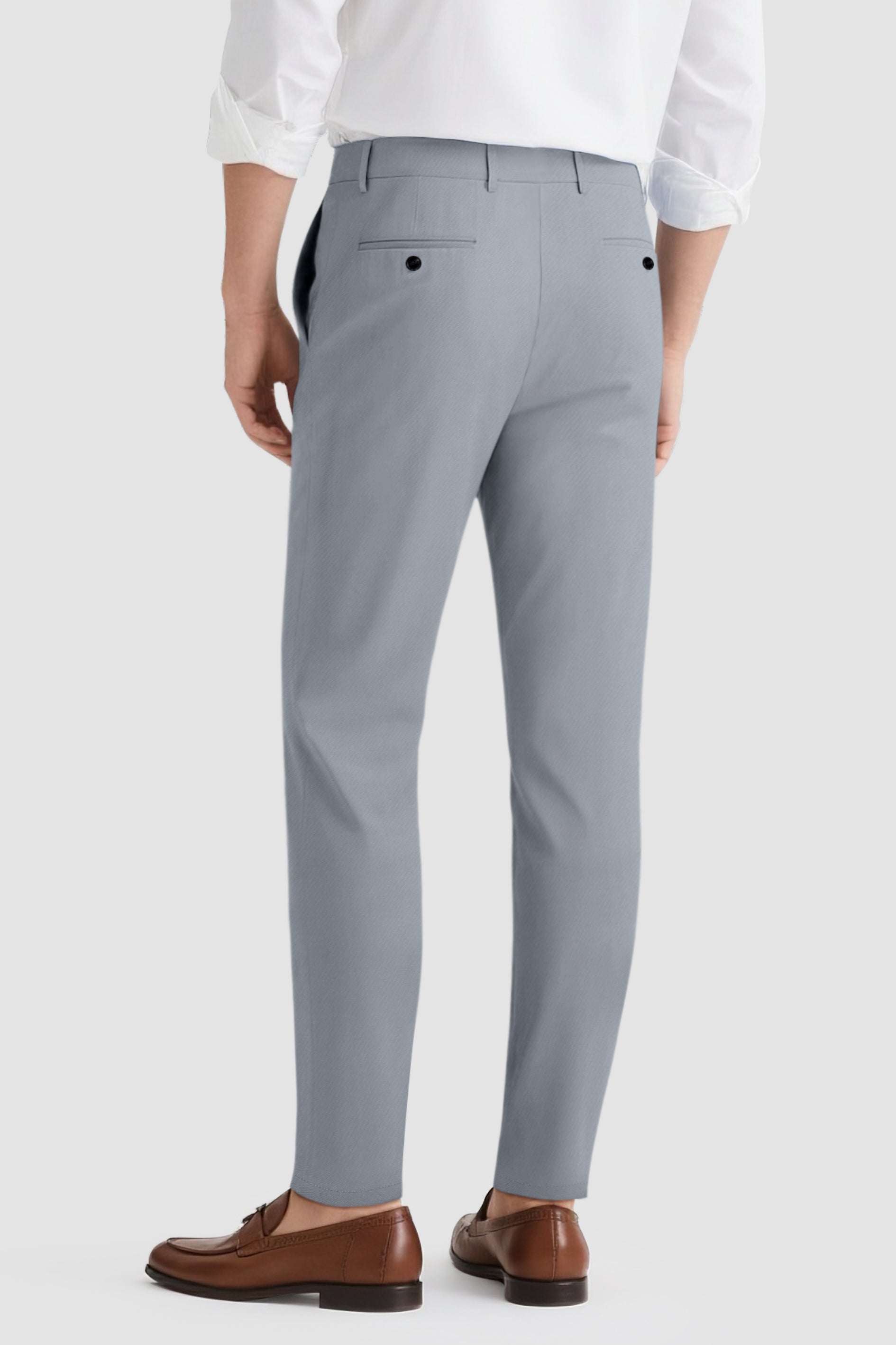 Mens Chino Pant - Light Grey