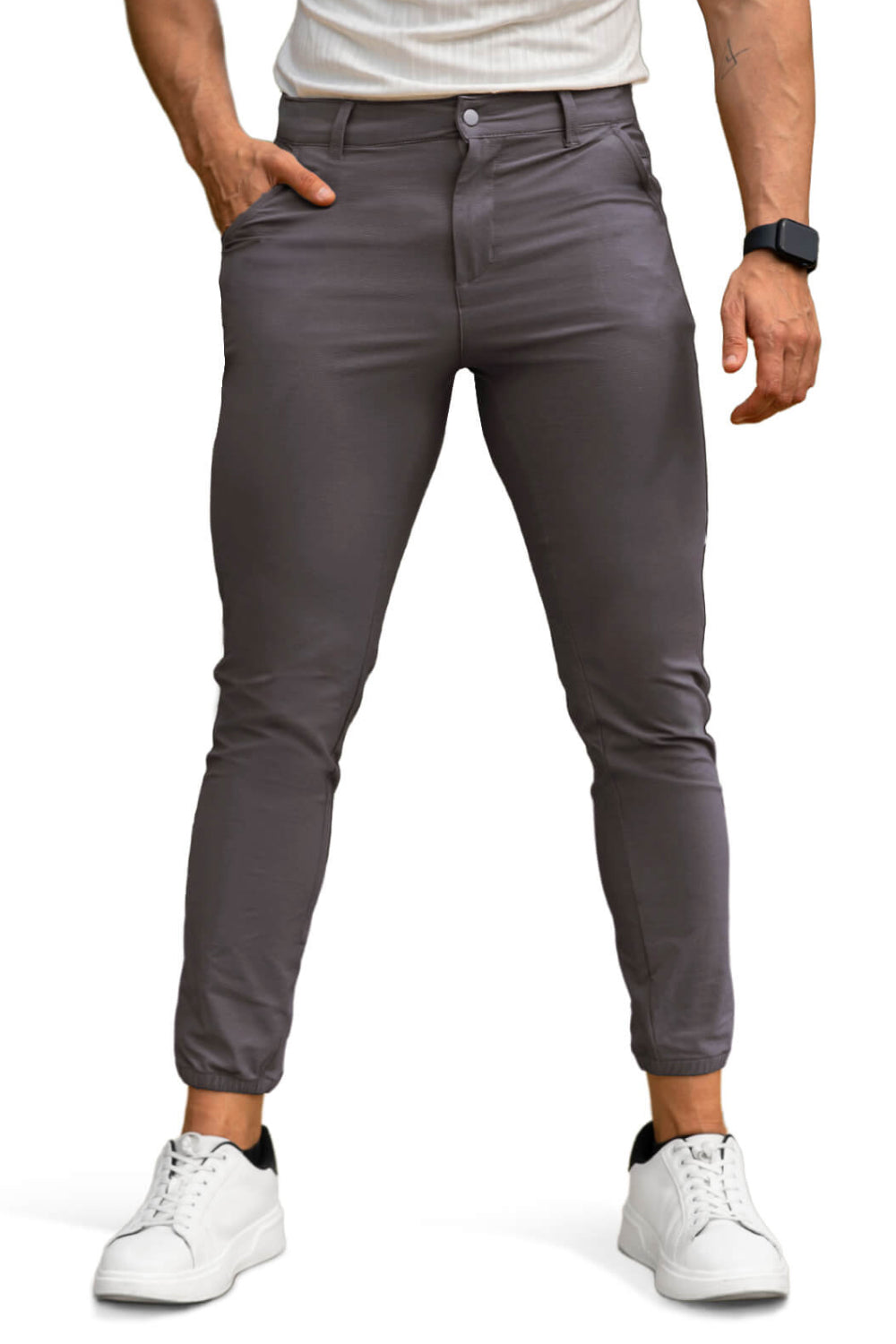 Mens  Casual Pant - Dark Grey