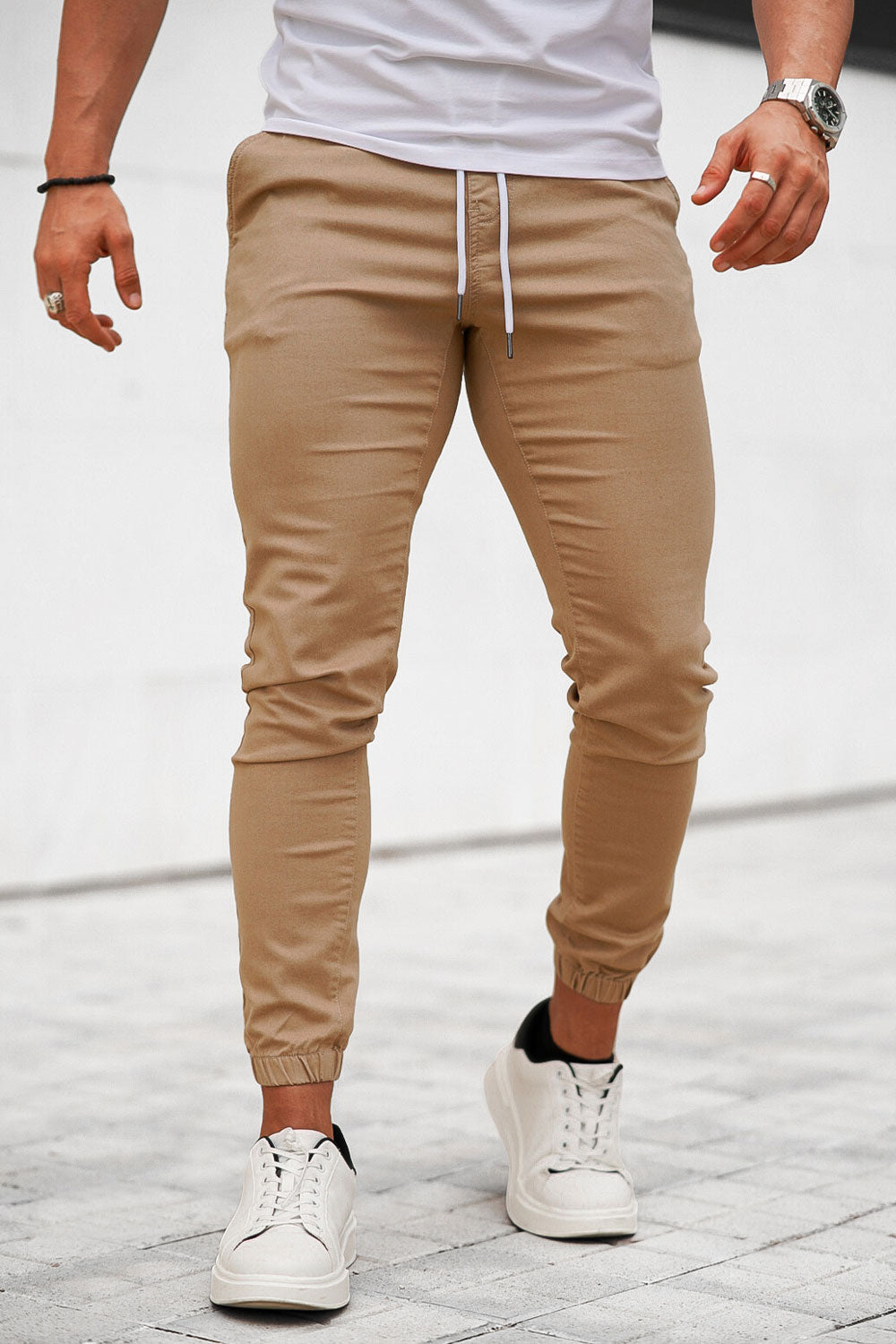 Mens Lightweight Casual Pant - Brown