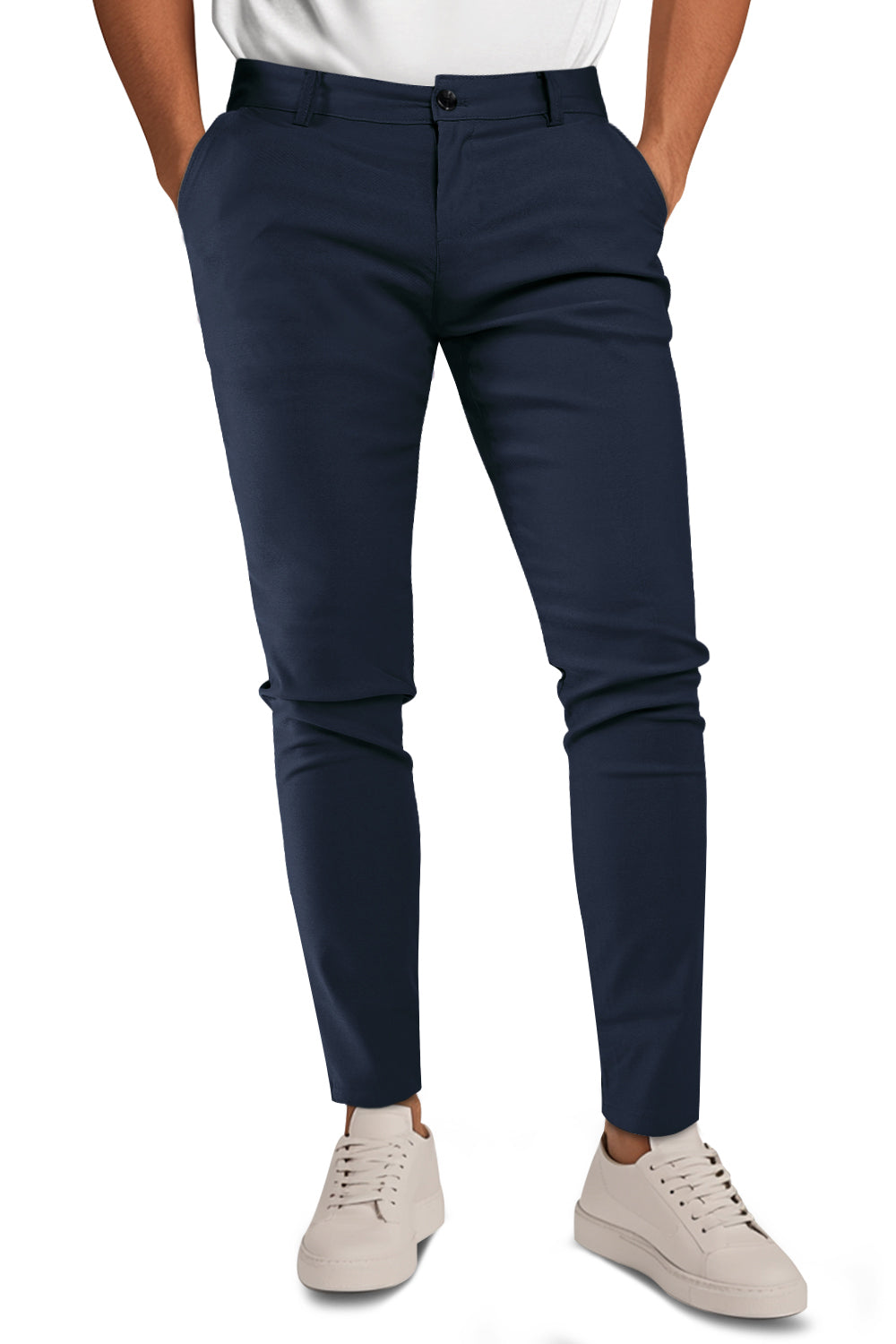 Men's Casual Chino Pant - Dark Blue