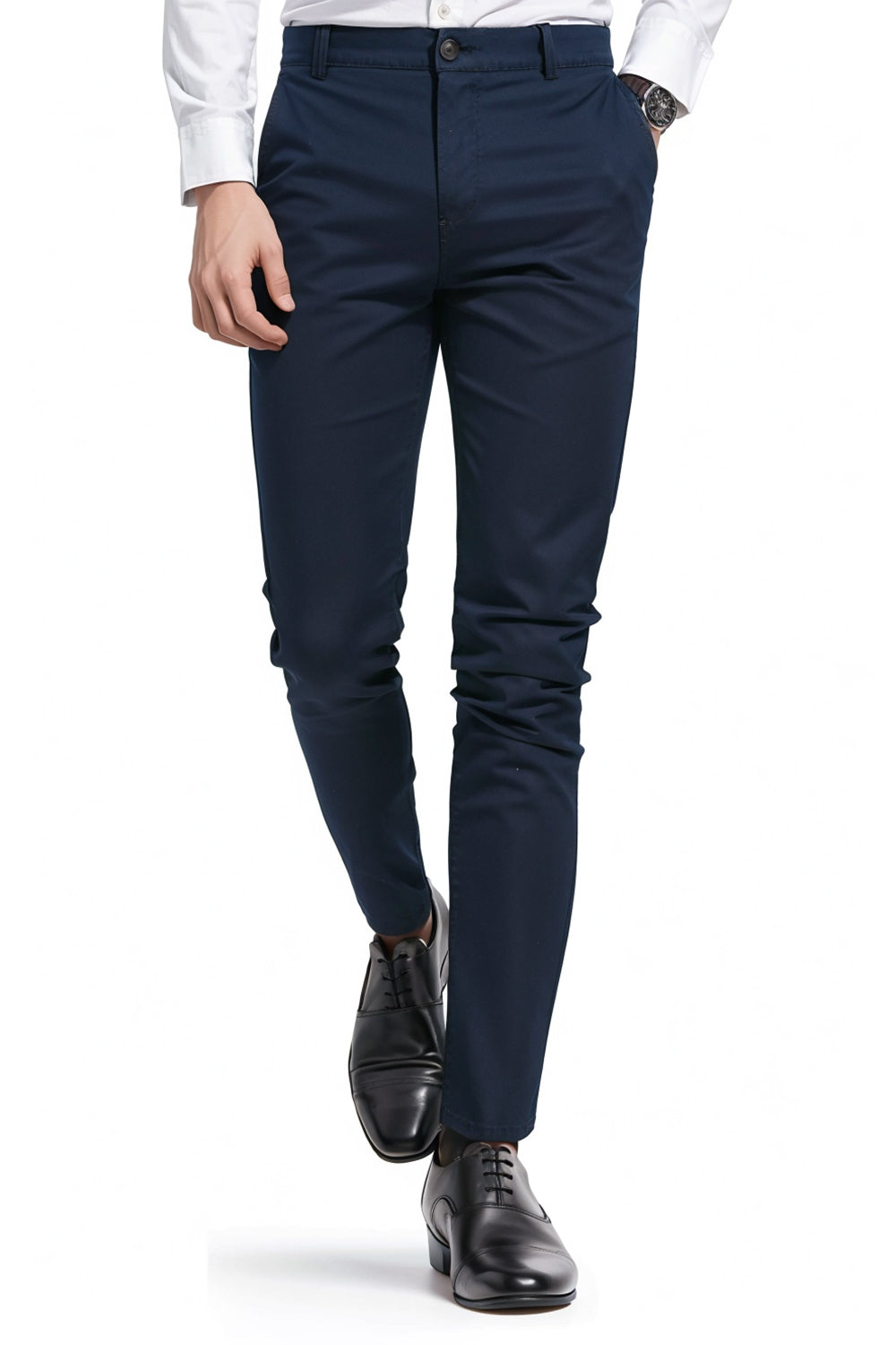 Men's Casual Chino Pant - Dark Blue